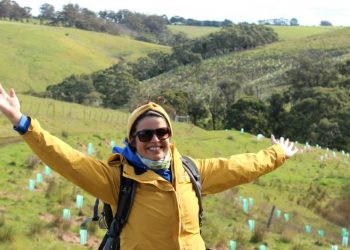 satisfaction of a tree planter Australia