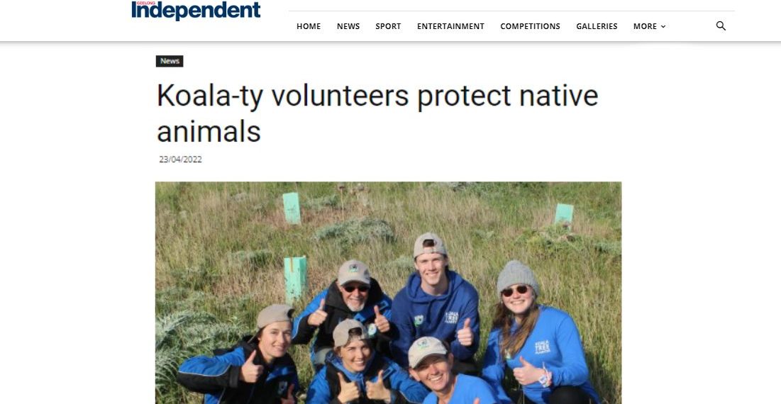 Koala Tree Planting along Little River